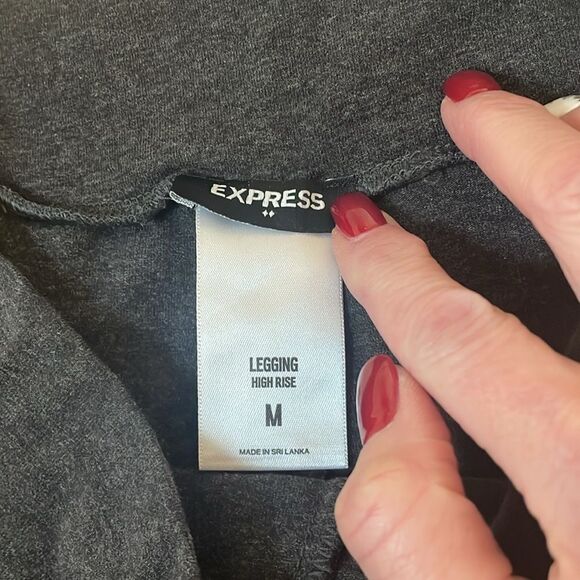 Express High Rise Legging Gray Size M - Picture 4 of 6